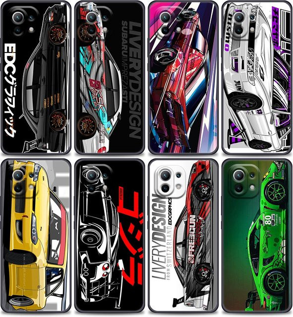 Tokyo JDM Drift Sportwagen Handyhülle für Xiaomi Mi POCO Modelle in Multicolour - Bild 1