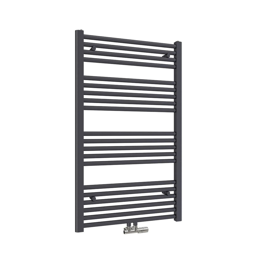 Emke Badheizkörper Handtuchwärmer in Anthrazit mit 498W, B: 60 cm, H: 100 cm - Bild 2