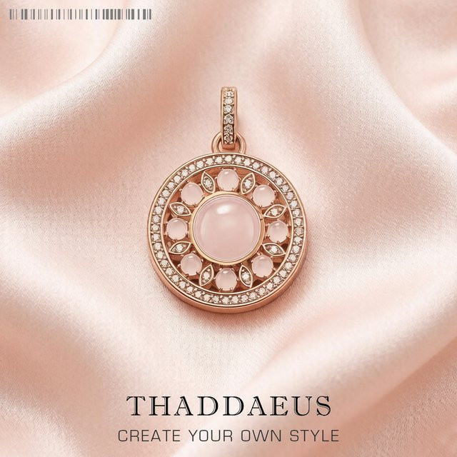 Thaddaeus Anhänger, 925 Silber, Roségold, Damen - Bild 1