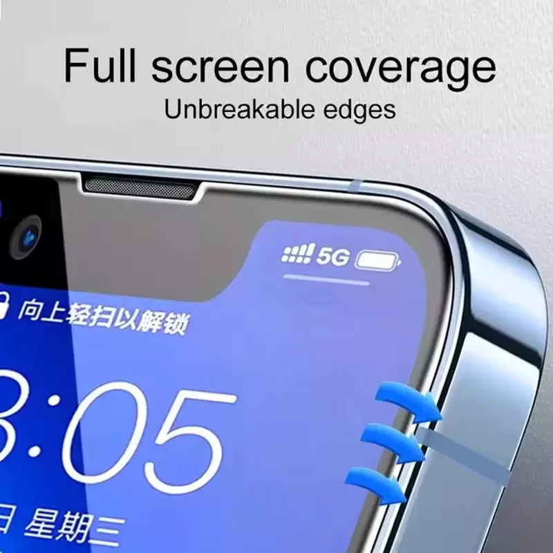 5er Set 9D Gehärtetes Glas Display Schutzfolie für Xiaomi Redmi Note 15C 14C 14 14S 13 Pro 12 11 10 9 8 13C 12C 10C 9C 9T in Transparent - Bild 4