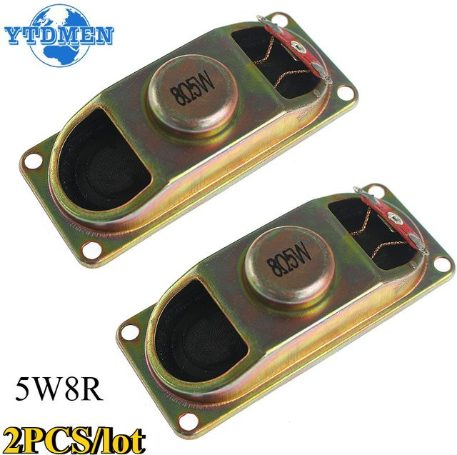 YTDMEN 2er Set Lautsprecher für LCD Monitor und TV, 5W, 8 Ohm, B: 3,0 cm, H: 7,0 cm, Tiefe: 1,7 cm - Bild 1