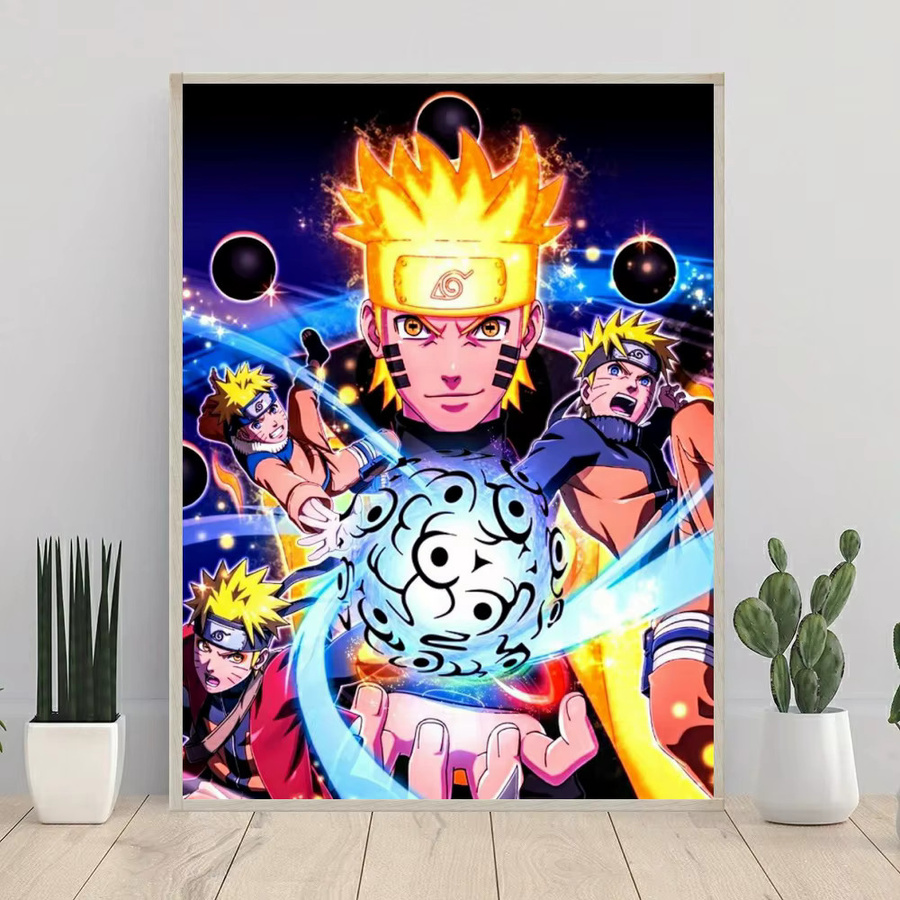 KAYOU Naruto Shippuden 5D-Diamantgemälde als Mosaik-Stickerei in Mehrfarbig für die Heimdekoration - Bild 3
