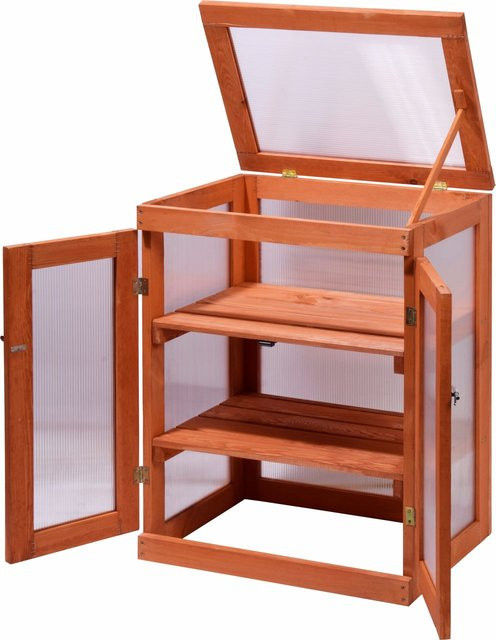 dobar Mini-Gewächshaus mit Polycarbonat-Scheiben als Ansauzhilfe für Wohnung und Balkon - Bild 1