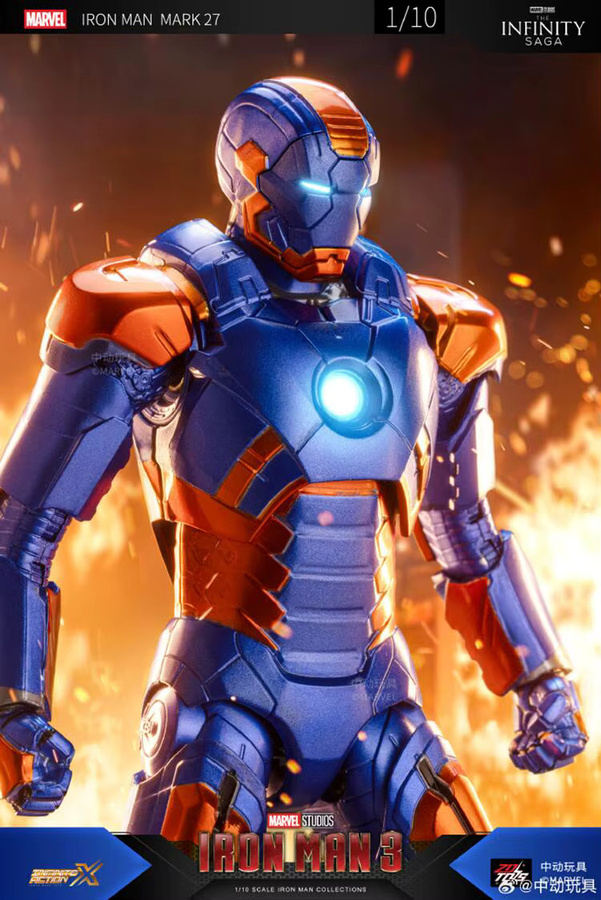 ZDDTS Iron Man Actionfigur The Avengers im Maßstab 1/10 Multicolor - Bild 3