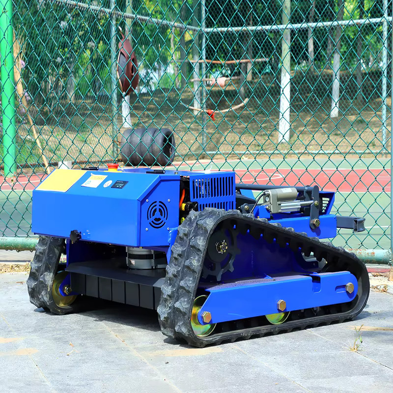 TONGZHONG Ferngesteuerter Roboter-Rasenmäher Automatischer Rasentraktor in Blau für Profis - Bild 3