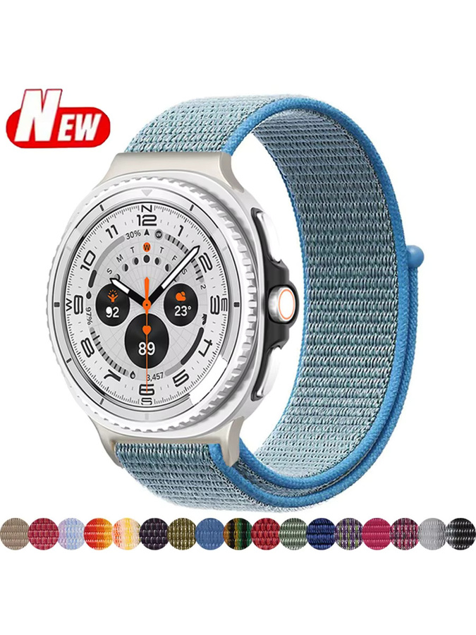 Uhrenarmband Nylon, Klettverschluss, Unisex - Bild 4