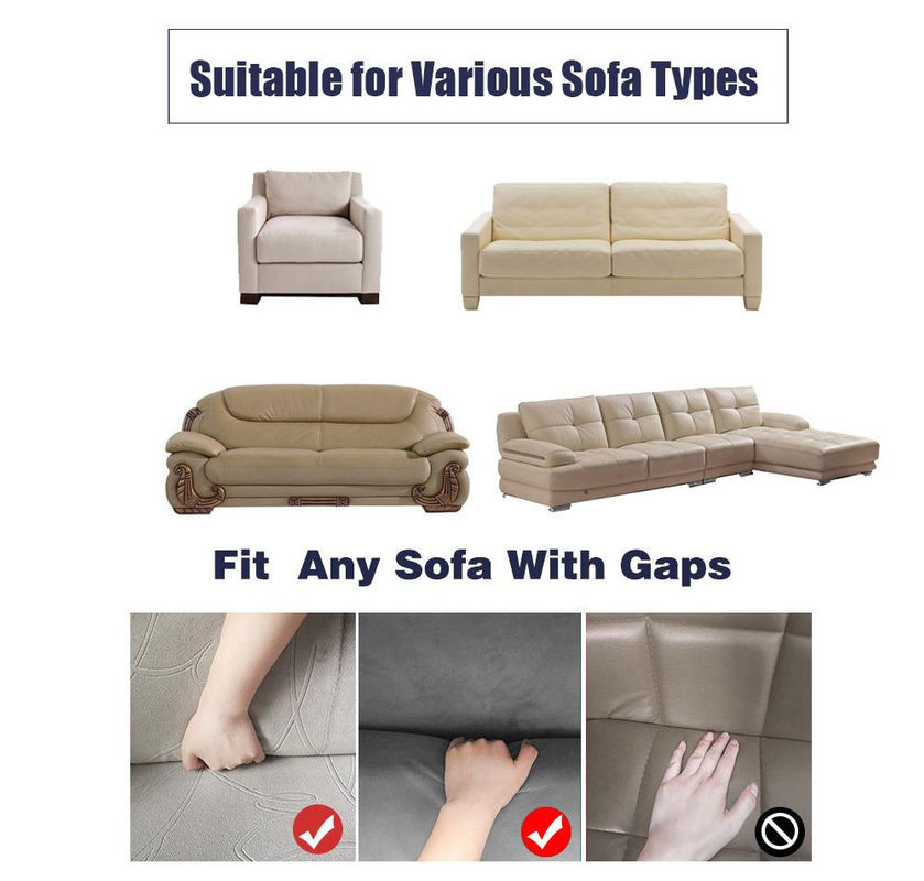 Elastischer Samt-Sofabezug von Your Warm Home für 1-Sitzer, weicher Plüsch-Couchbezug aus Polyester, Breite: 90-140 cm - Bild 5