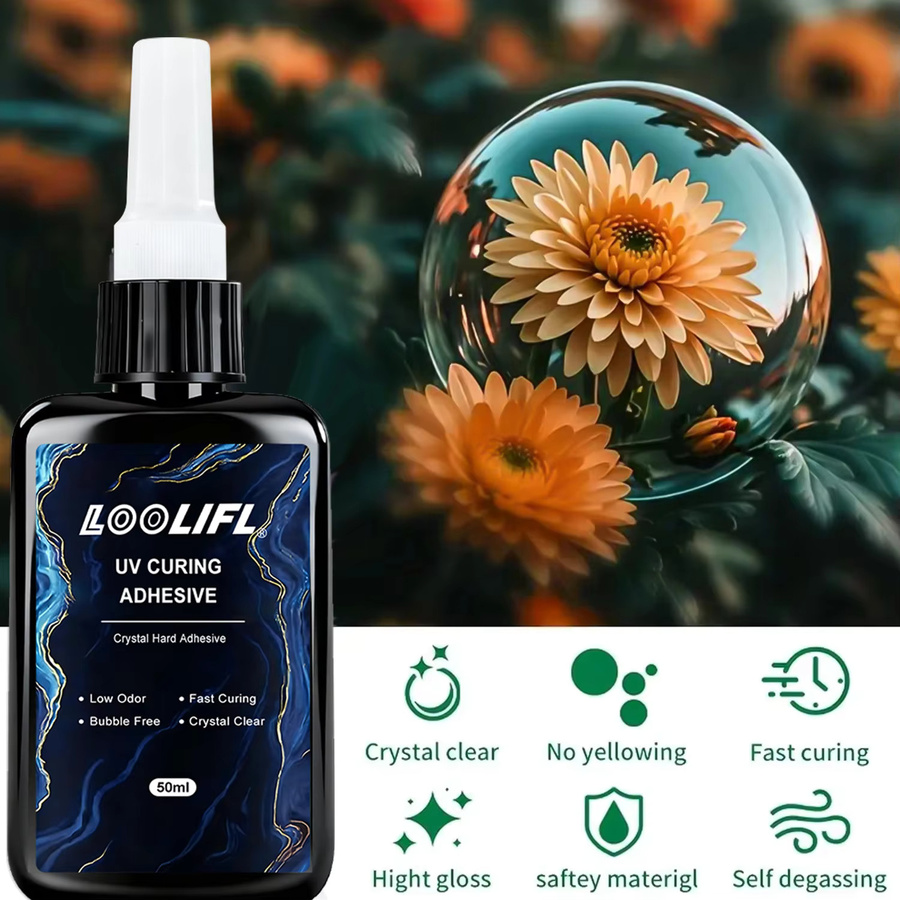LOOLIFL UV-Harz Epoxidkleber transparent, 50g - Bild 5