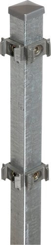 FLORAWORLD Eckpfosten Classic aus Stahl in Silber, B/T/H: 4 x 4 x 170 cm - Bild 1