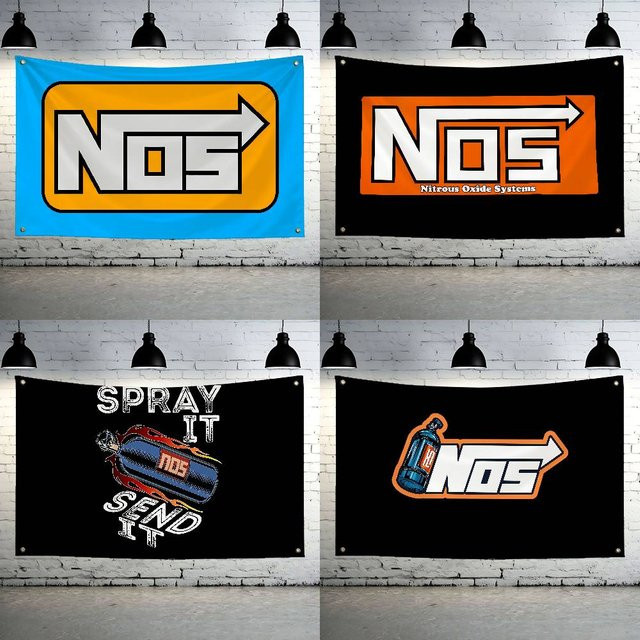 52TOYS N-NOS Flaggenbanner Wandteppich in Multicolour für Garage und Schlafzimmer - Bild 1