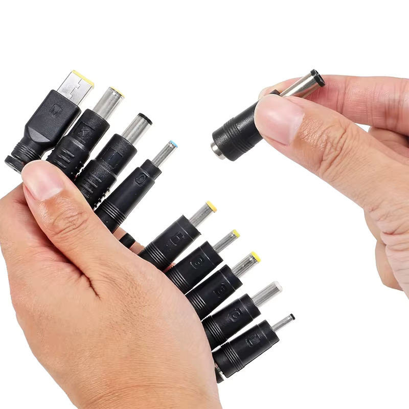 AOKIN 10 Stück USB auf 12 V Boost-Konverter mit rechtwinkligem Klinkenstecker-Adapter, Schwarz - Bild 3