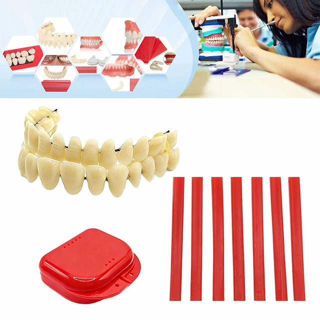 Prothesenboxen für Zahnersatz, Ober- und Unterseite, DIY-Kit - Bild 1
