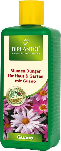 Biplantol Zierpflanzen- und Blumendünger Guano flüssig 1,0 l - Bild 1