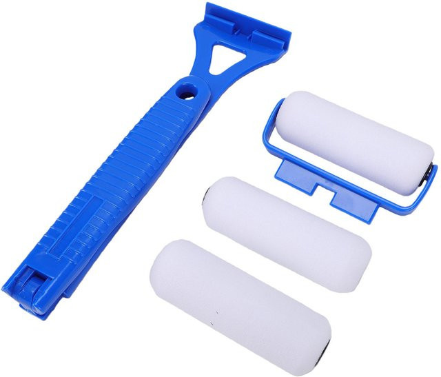 Sonnencreme-Rolle mit 3 Schwammköpfen, Blau, Unisex - Bild 1