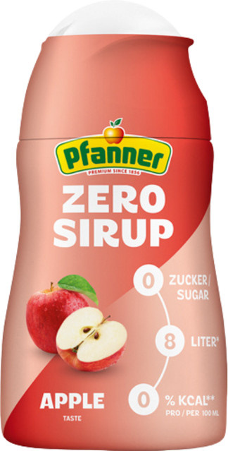 Pfanner ZERO Sirup Apfel, 0,057 l - Bild 1