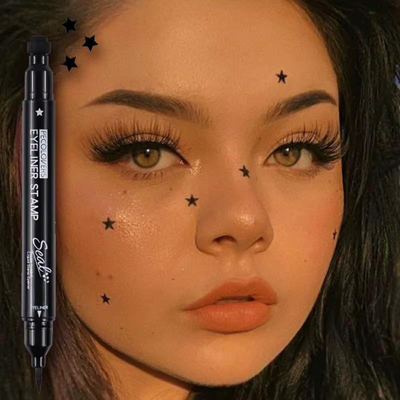 Star Trading Liquid Eyeliner Black Moon Stamp, Black, Unisex - Bild 2
