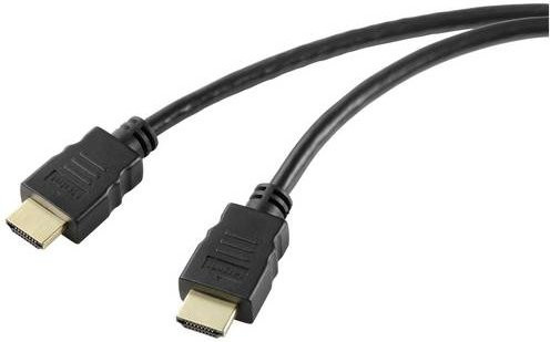 SpeaKa Professional HDMI Anschlusskabel 8K UHD Schwarz Länge: 3,00 m - Bild 1