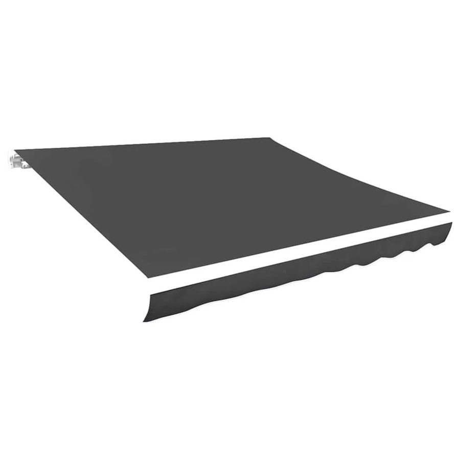 vidaXL Markisenbespannung aus Polyester in Anthrazit B: 450 cm, T: 300 cm - Bild 2
