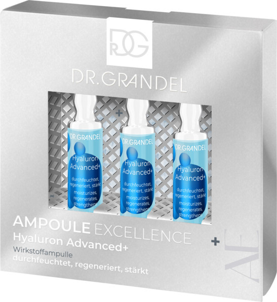 Dr. Grandel Hyaluron Advanced+ Ampoule, 3x3 ml, Hyaluronsäure - Bild 1