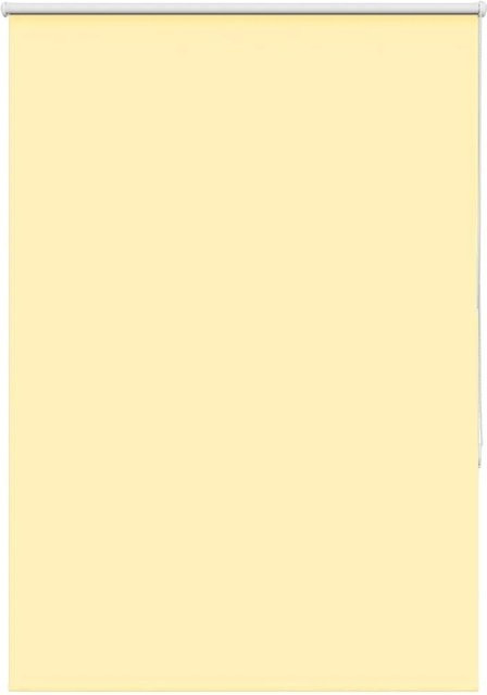 vidaXL Verdunkelungsrollo Gelb aus Polyester mit Wärmedämmung, B/H: 90 x 150 cm - Bild 1