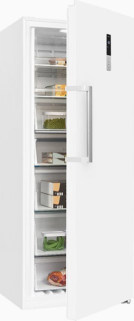 Exquisit Gefrierschrank GS380-NF-H-050E in Weiss, 380 l, B/H/T: 71 x 185,5 x 71 cm - Bild 1