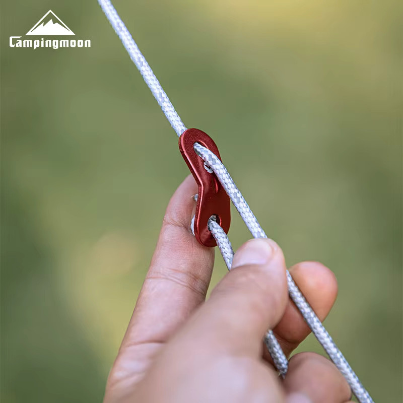 CAMPINGMOON Reflektierendes Zeltseil 4mm, Verschleißfestes und Winddichtes Campingplatzseil zur Befestigung von Vordächern - Bild 3