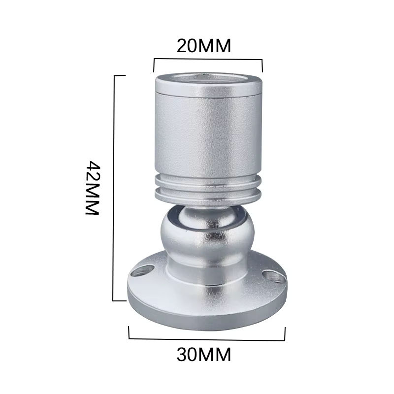 KAISANXINYI LED USB Strahler 3W in Silber zur Oberflächenmontage für Vitrine und Schrank - Bild 2