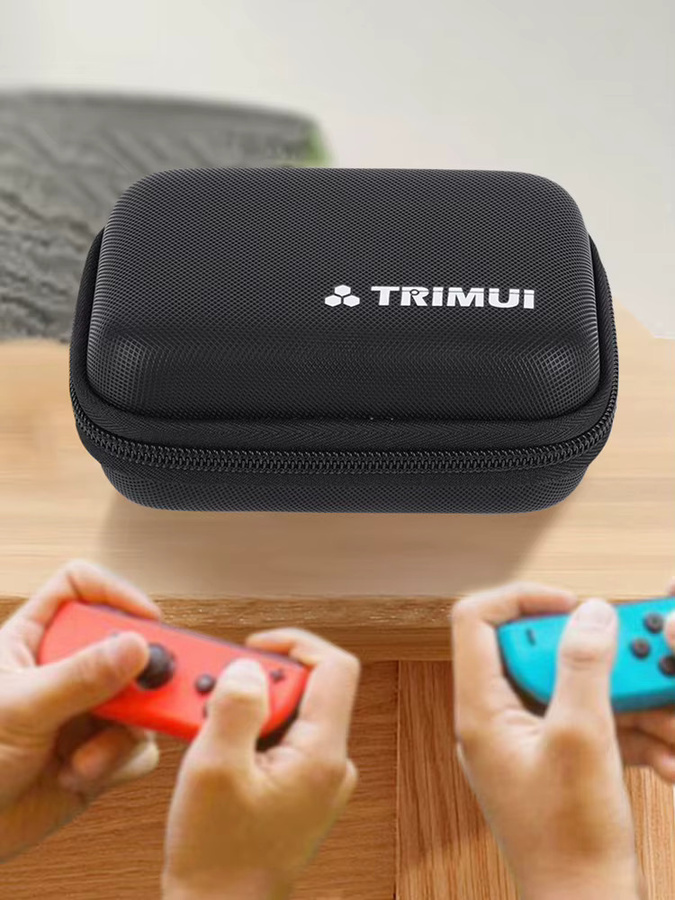 Stoßfeste Hartschalen-Tragetasche für die Trimui Brick Retro-Spielekonsole in Schwarz mit Netztasche - Bild 6