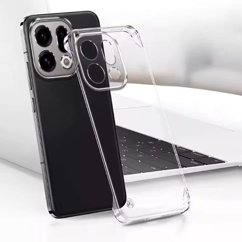 Ultradünne, transparente und rahmenlose Schutzhülle aus PC-Hartplastik für OPPO Find X9 X8 X7 Pro Ultra und Realme Reno 15 14 13 Pro von ACCKYJM - Bild 2