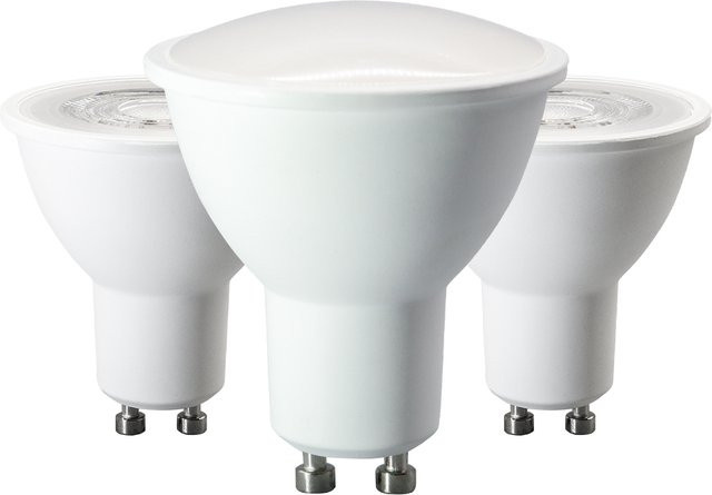 24er Set dimmbare LED GU10 Strahler in Weiß mit wählbarer Farbtemperatur 4000K und 6000K für deine Heimdekoration - Bild 1
