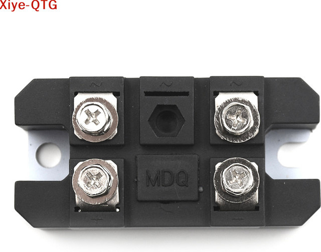 Einphasiger Dioden-Brückengleichrichter MDQ 100A 1600V in Schwarz - Bild 1