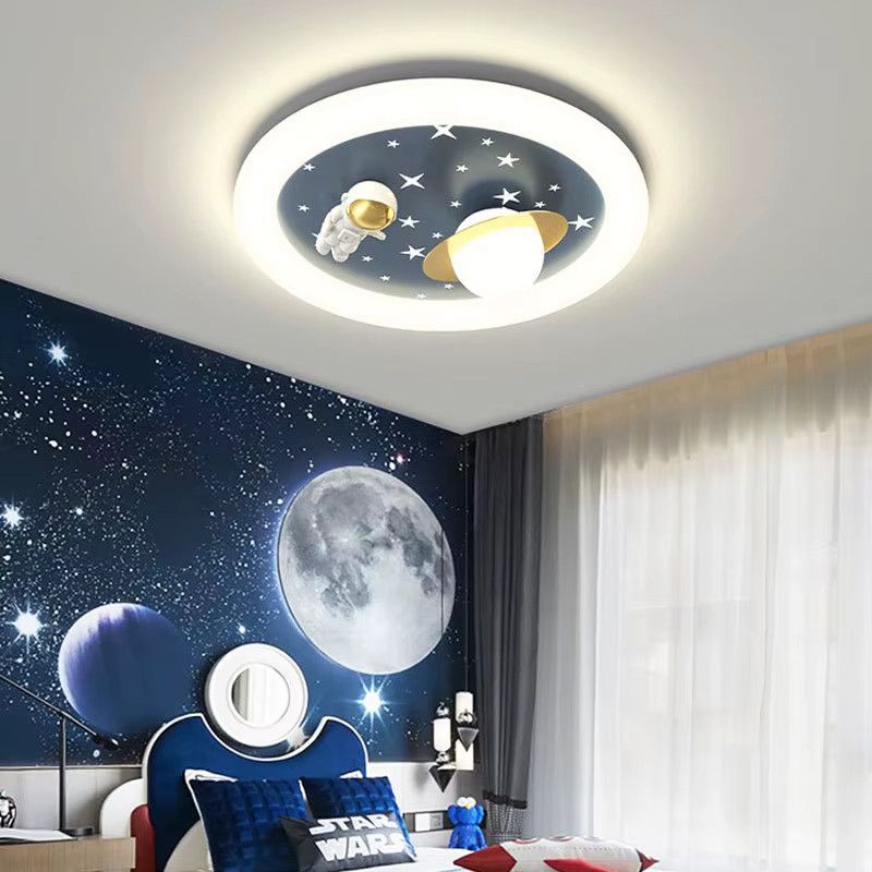 JIANKEXING Deckenleuchte mit Mond und Astronauten Design für Kinderzimmer und Schlafzimmer - Bild 2