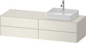 Duravit Waschtischunterschrank White Tulip in White, Breite: 160 cm, Tiefe: 55 cm, Höhe: 40,8 cm - Bild 1
