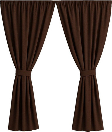 Setgarden Curtain Garden Outdoor Vorhang Braun, 2 Stück, B: 155 cm, H: 240 cm