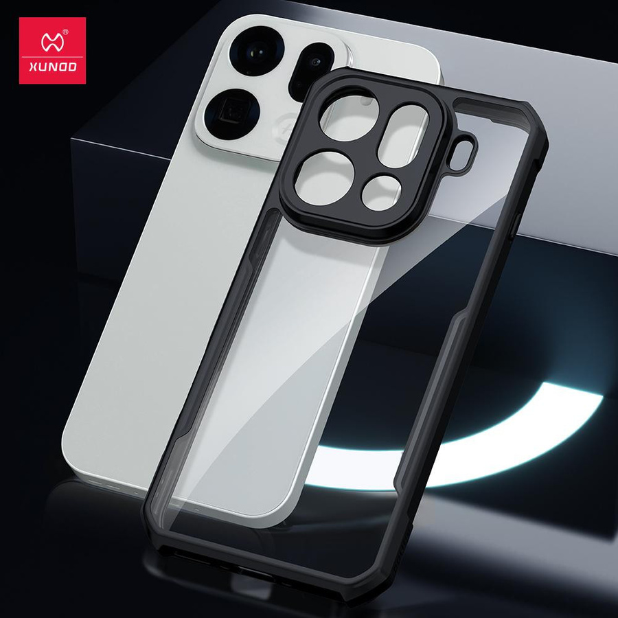 XUNDD Stoßfeste Handyhülle mit Laser Muster für OPPO Find X9 und Find X9 Pro in Schwarz - Bild 4