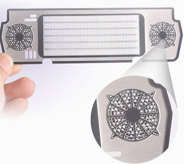 AJRC Metall Mesh Simulation Wasser Tank Kühlbox, Zubehör, Grau - Bild 1