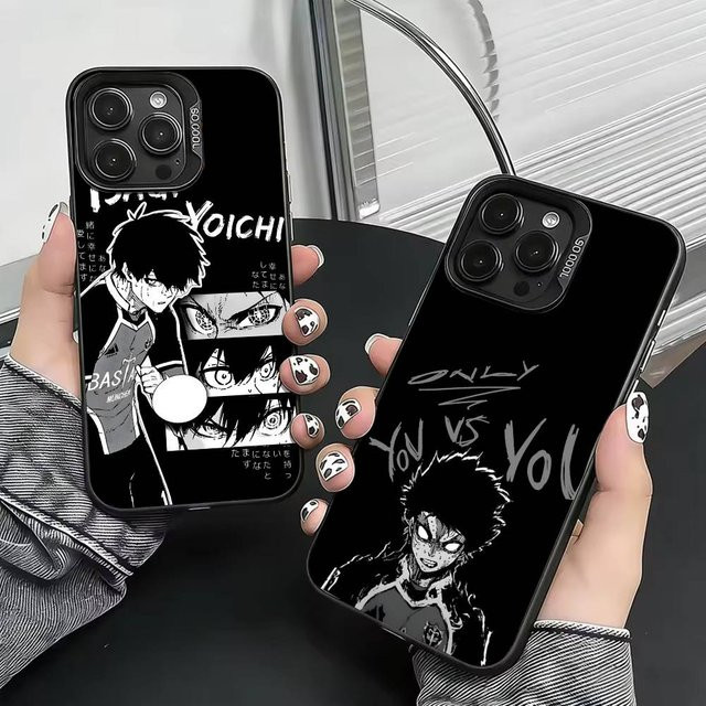 Blue Lock Yoichi Isagi Handyhülle für iPhone 11 bis 17 Pro Max, Silberne Handyhülle Cover Funda - Bild 1