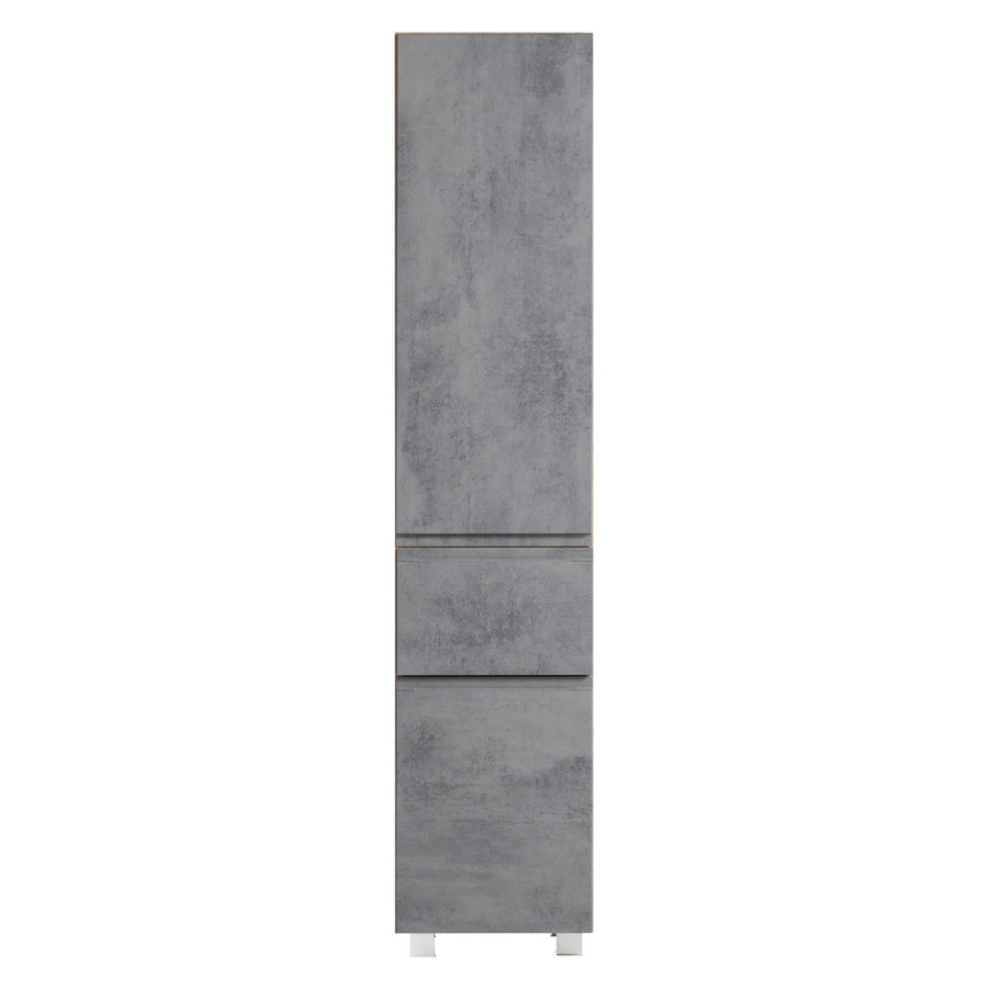 Held Möbel Seitenschrank Ancona in Betongrau-Wotaneiche, Breite: 40 cm, Höhe: 180 cm, Tiefe: 35 cm - Bild 2