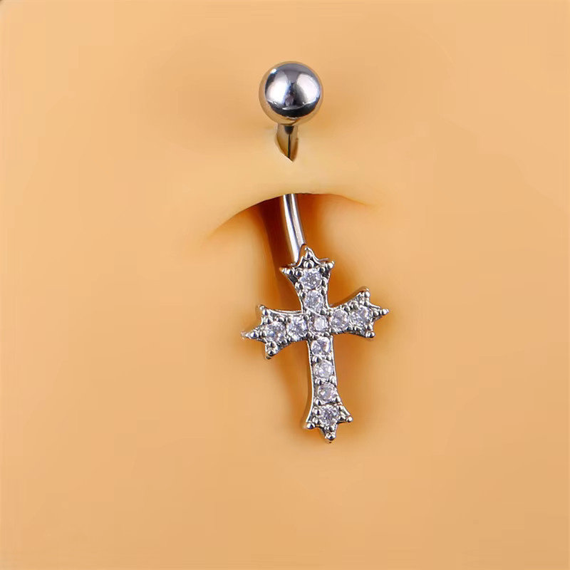 Velishy Bauchnabelring, Silber, Zirkonia, Damen - Bild 2