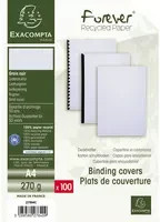 Exacompta Einbanddeckel EVERCOVER weiß 100 Stück Packung - Bild 1