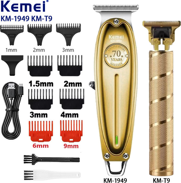 Kemei Haartrimmer, kabellos, gold, Herren - Bild 1