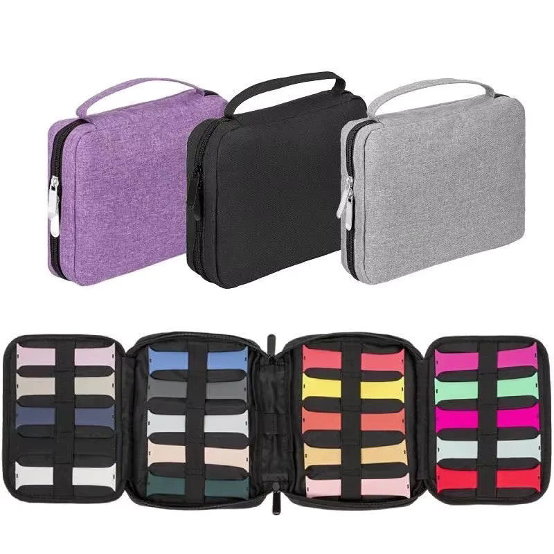 TINUORA Uhren Organizer Tasche, Silikon, grau - Bild 5