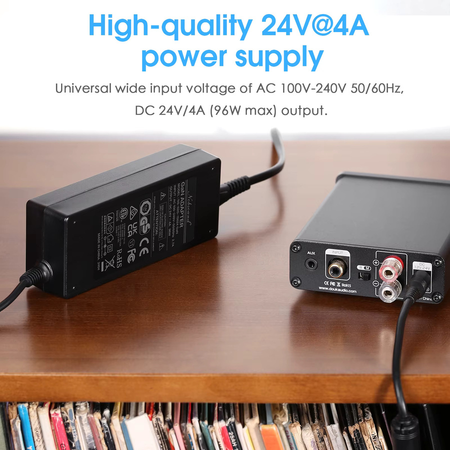 Douk Audio Netzteil Transformator Adapter in Schwarz für Verstärker, Lautsprecher und Monitore - Bild 2