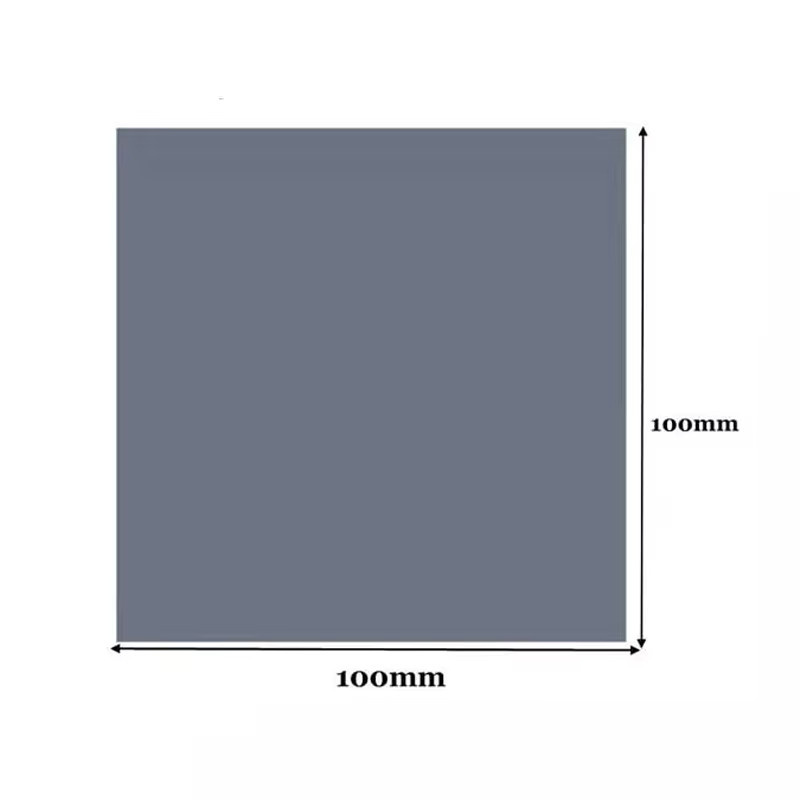 UPSIREN Wärmeableitungs-Gummidichtung aus Silikon für Laptop-CPU und Grafikkarte, Farbe: Grau, B/B: 100 x 100 mm - Bild 2