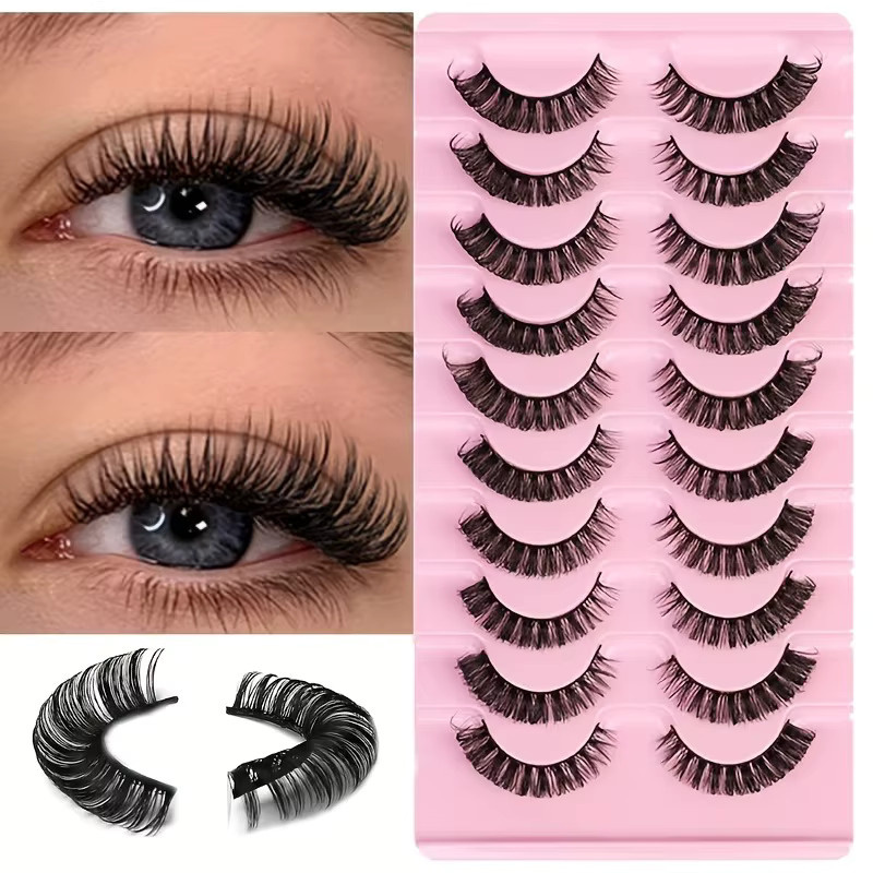 JIEFUXIN DD Curl Wimpern, 10 Paar, Natürlicher Look - Bild 3