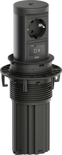 Bachmann BM0020509 Steckdoseneinheit mit USB-C in Schwarz - Bild 1
