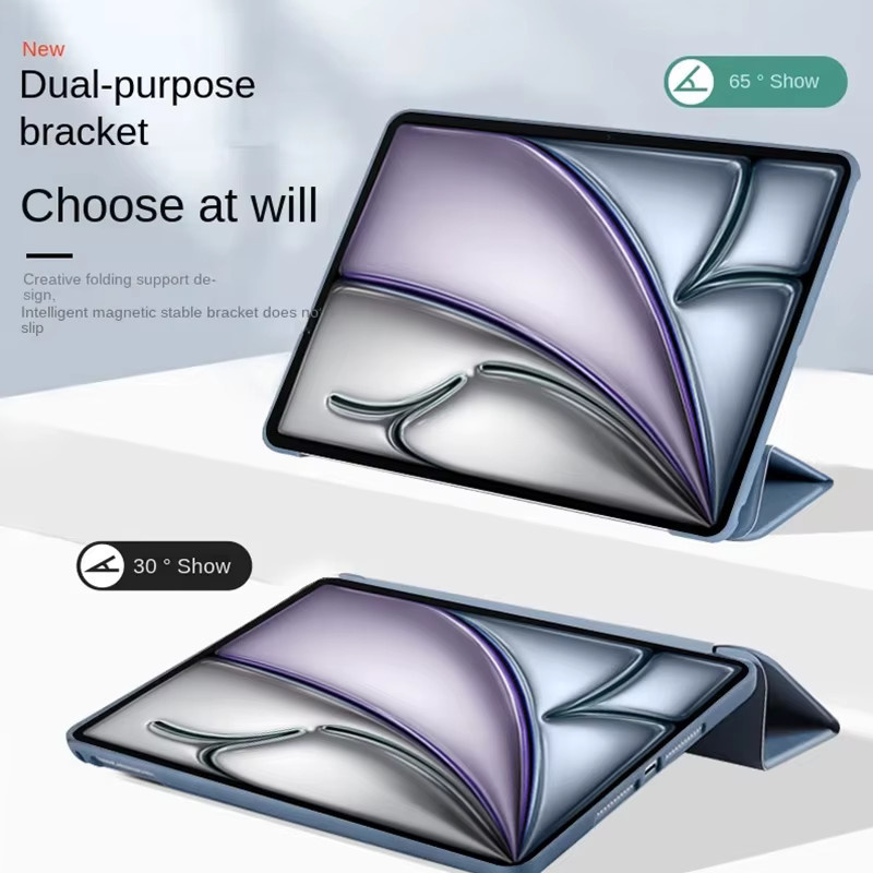 Apple iPad Air 13 Hülle mit magnetischem Ständer in Blau für iPad Air 13 M4 2026 und M3 2025 Modelle - Bild 3