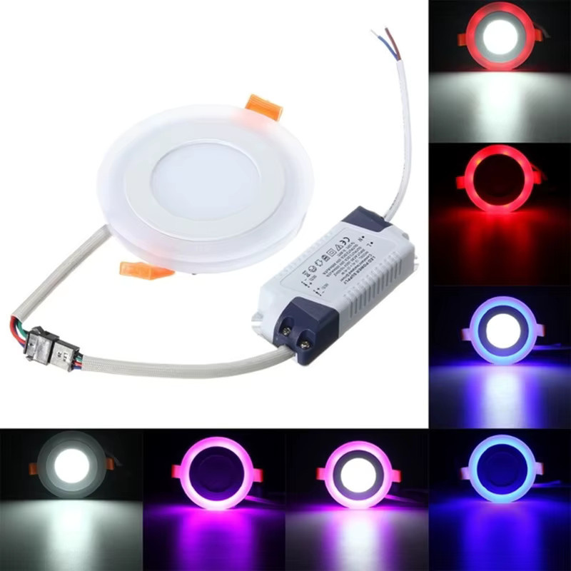 Heevye RGB LED-Einbau-Deckenleuchte mit Fernbedienung in Weiß - Bild 2