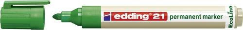 Edding 21 EcoLine Permanentmarker Grün - Bild 1