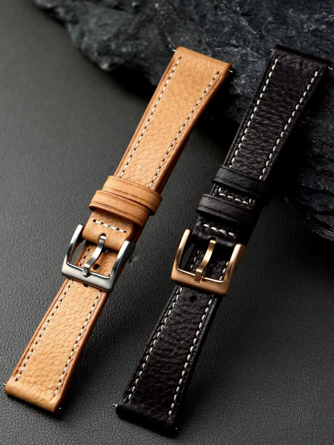 Raystray Uhrenarmband Leder, Vintage, Herren - Bild 3